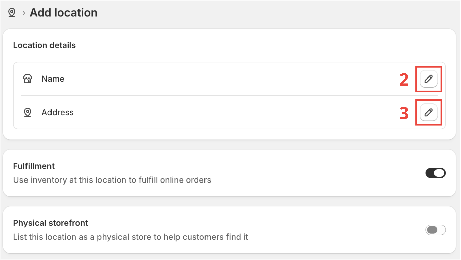 Market menu Shopify Admin panel